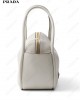 logo hardware leather bag