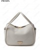 logo hardware leather bag