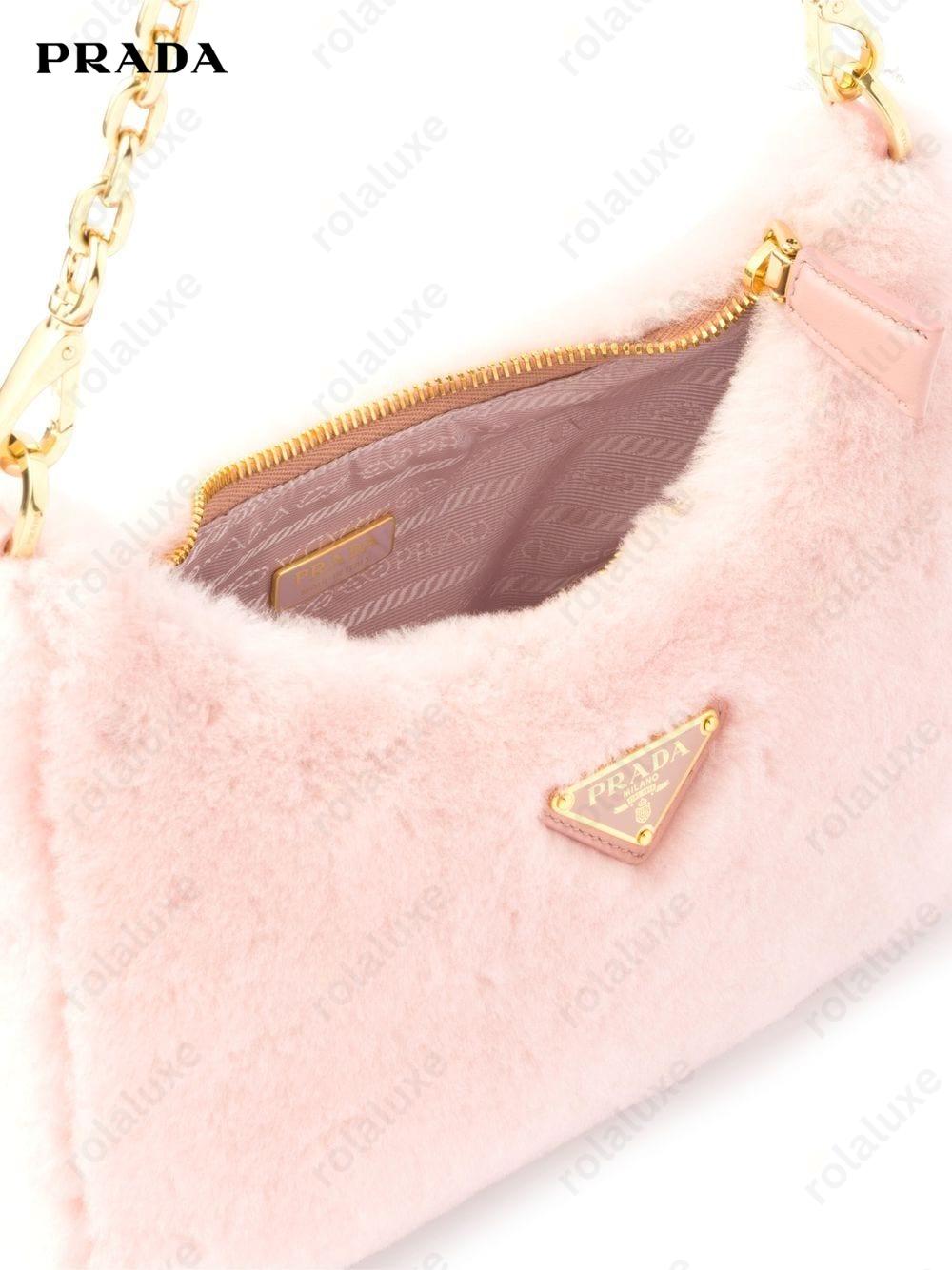 Re-Edition shearling mini bag