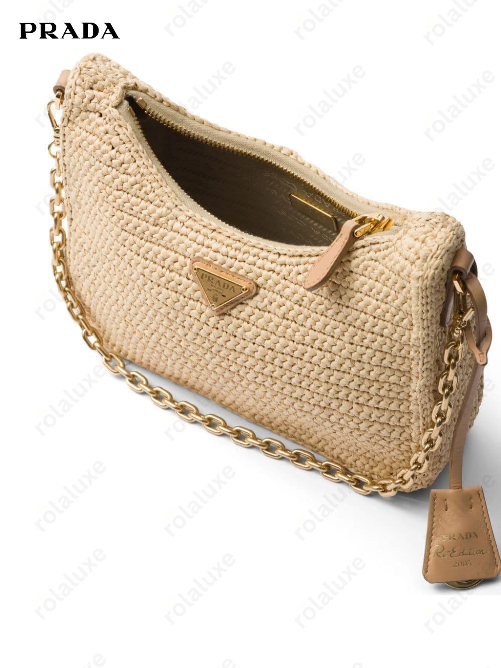 Prada Re-Edition 2005 crochet-knit shoulder bag