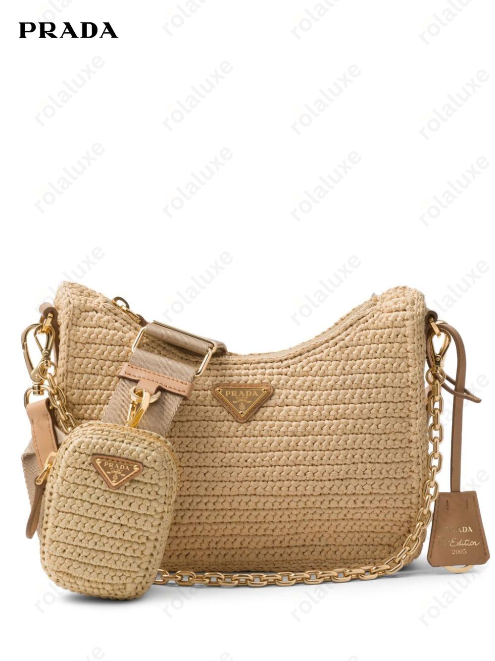 Prada Re-Edition 2005 crochet-knit shoulder bag