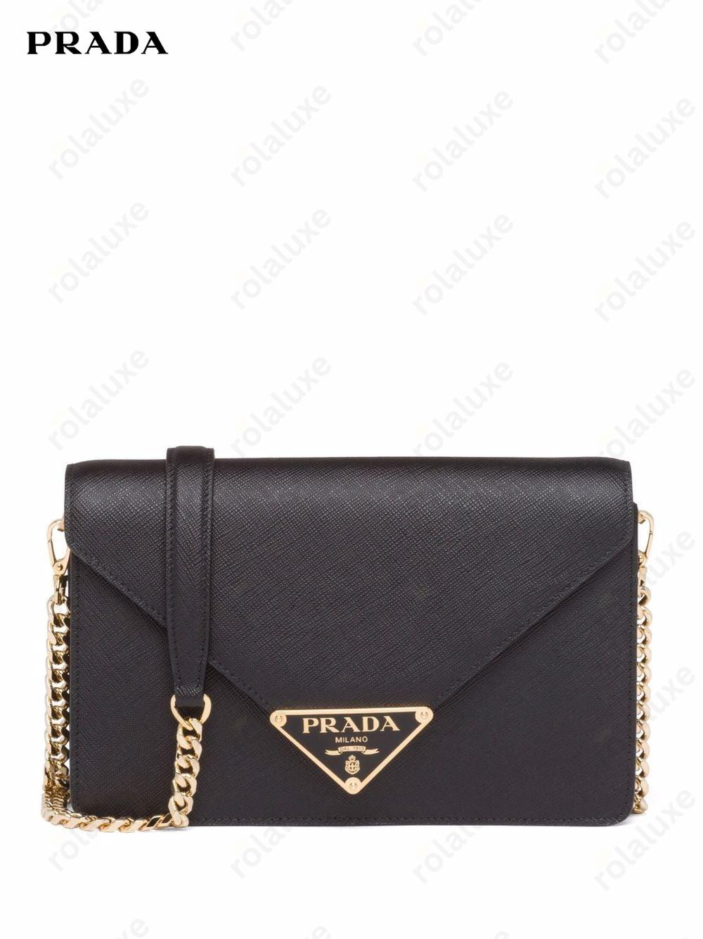 triangle logo-plaque crossbody bag