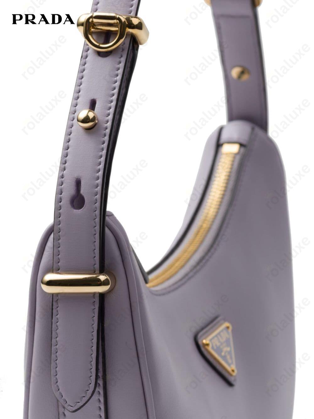 Arqué leather shoulder bag