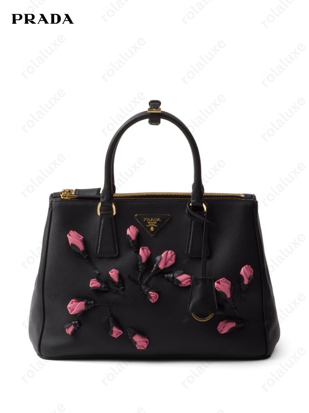 large Galleria leather handbag