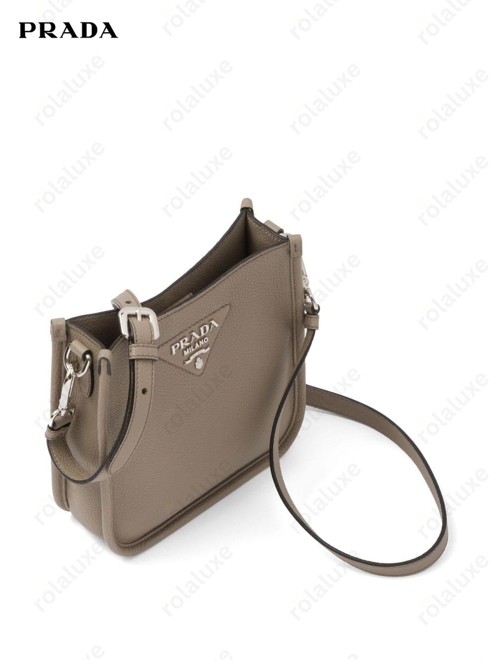 mini logo-plaque shoulder bag