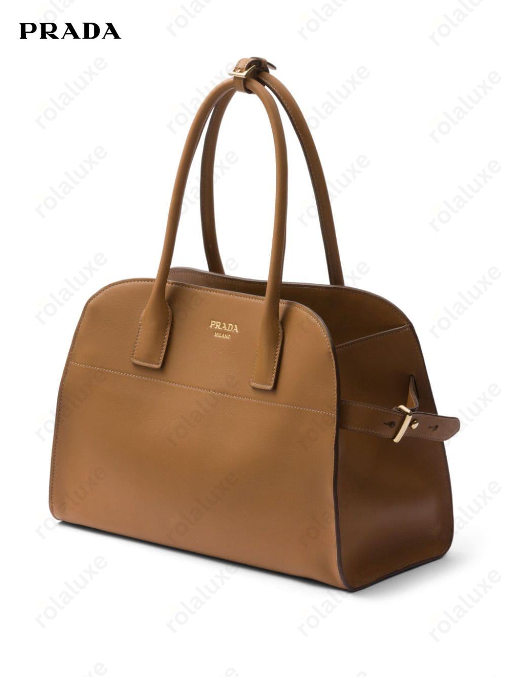 medium leather tote bag