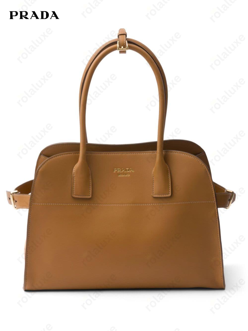 medium leather tote bag