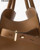 medium leather tote bag