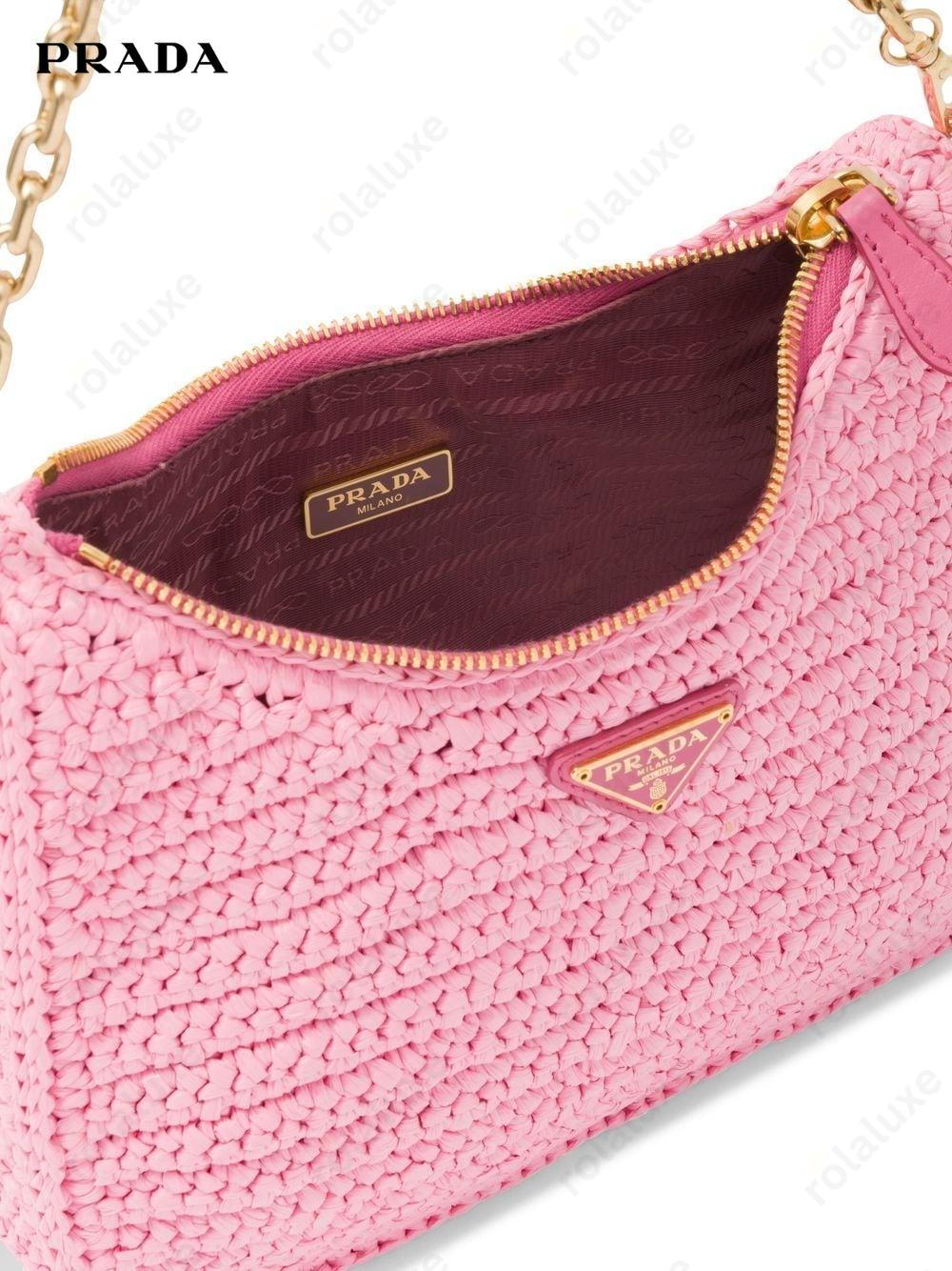 Re-Edition 2005 crochet-knit shoulder bag