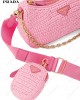 Re-Edition 2005 crochet-knit shoulder bag