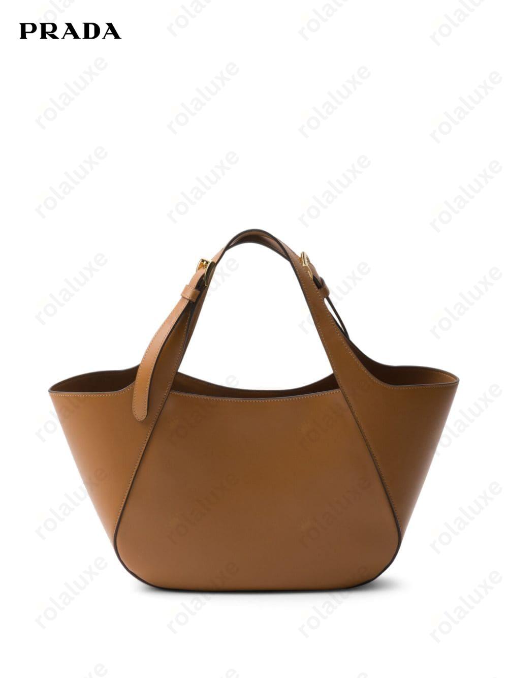 medium triangle-logo tote bag