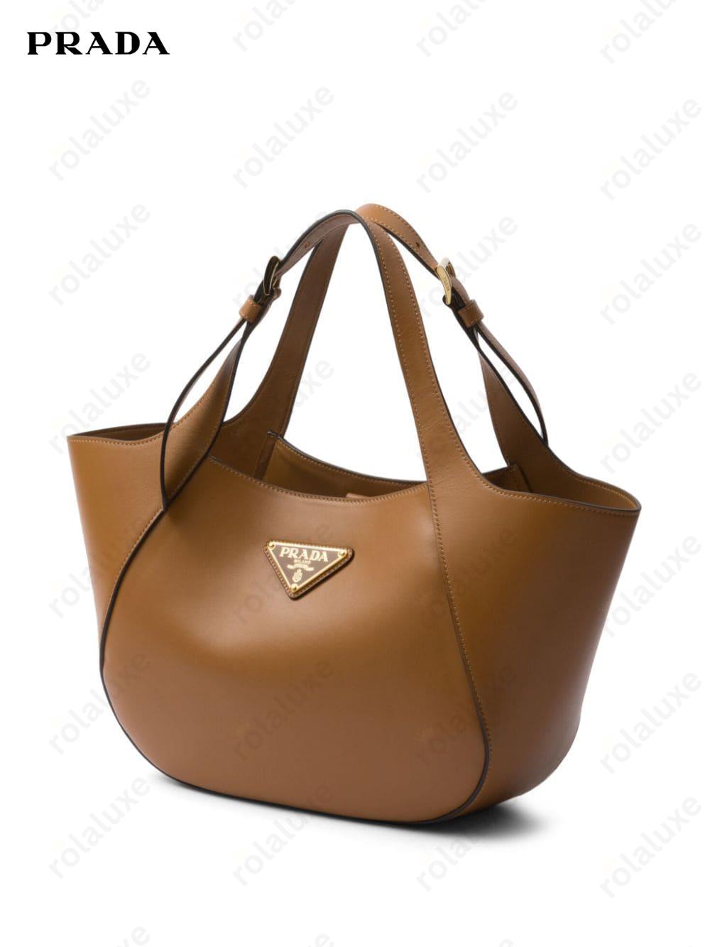 medium triangle-logo tote bag