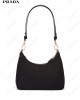 triangle-logo shoulder bag