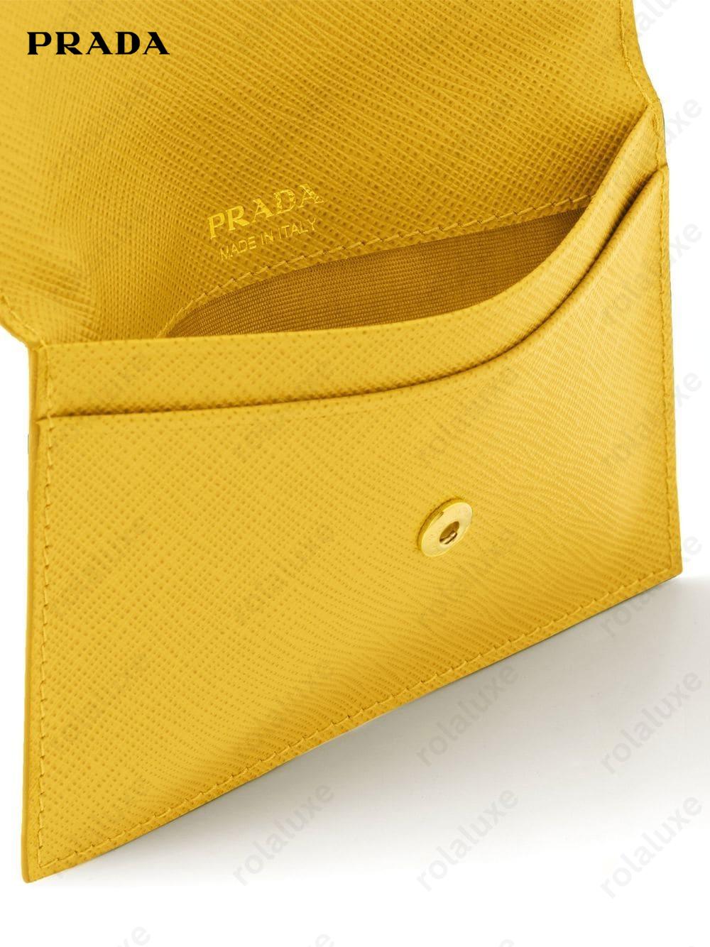 Saffiano leather clutch bag