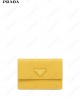 Saffiano leather clutch bag