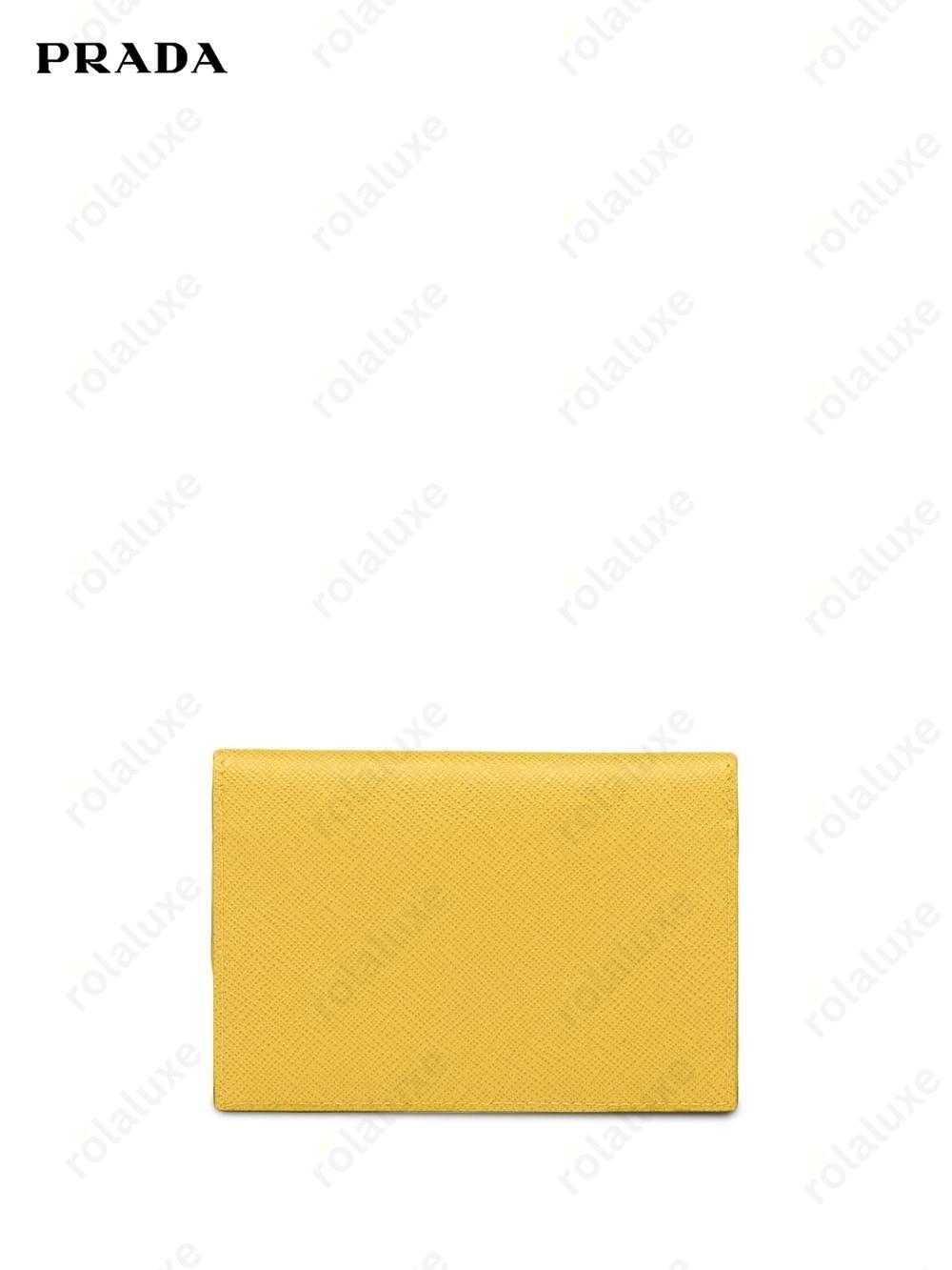 Saffiano leather clutch bag