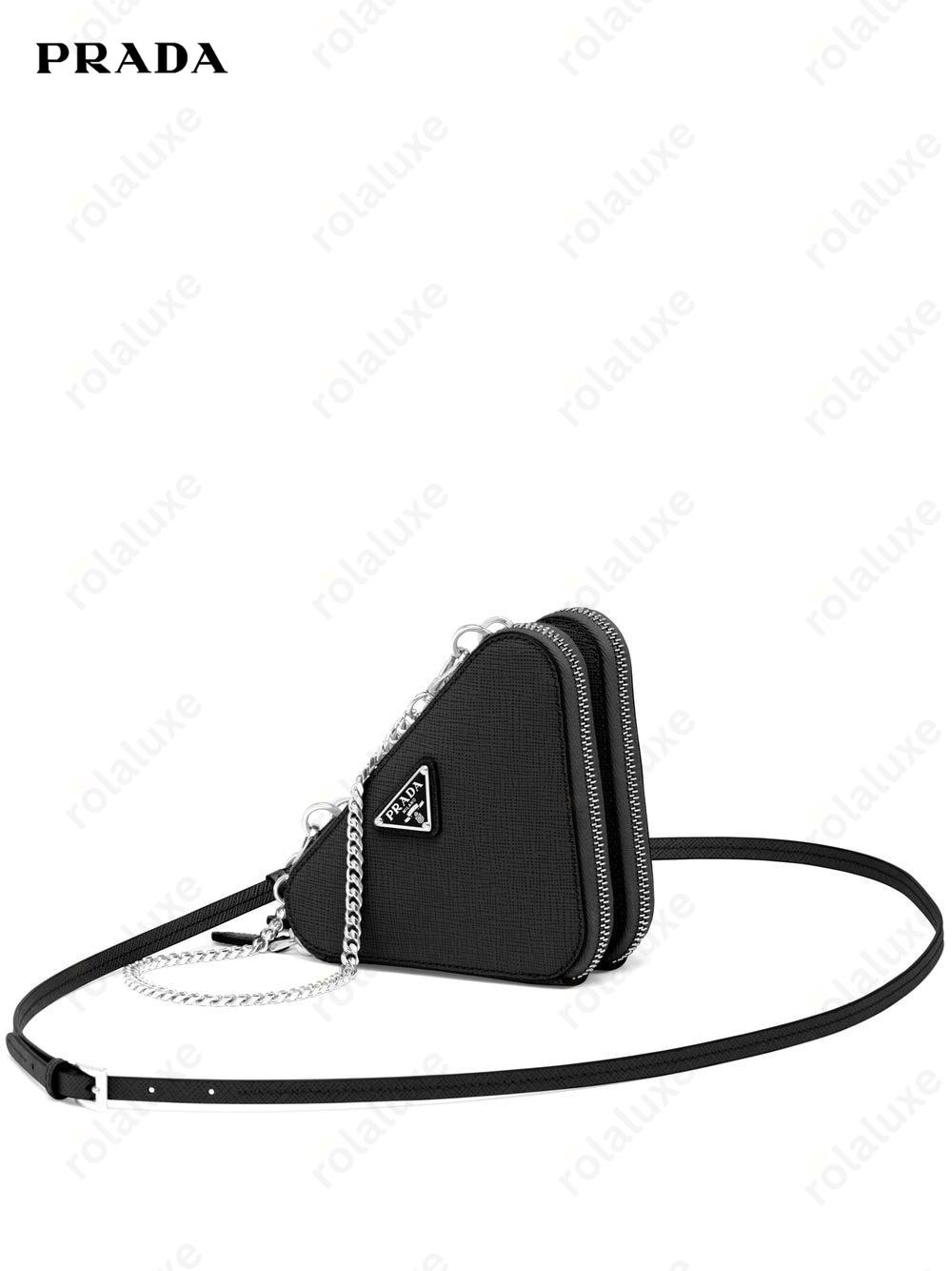 mini Triangle crossbody bag