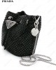 rhinestoned satin mini bag