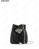 rhinestoned satin mini bag