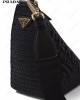 Triangle crochet shoulder bag