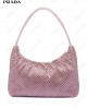 crystal-embellished satin mini bag