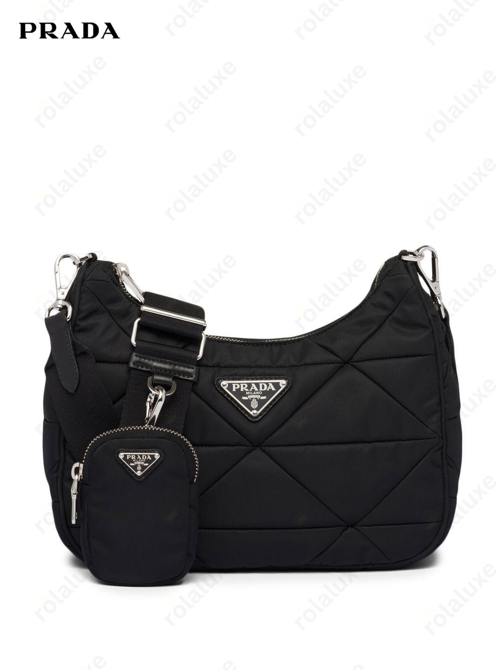 Padded Re-Nylon shoulder bag