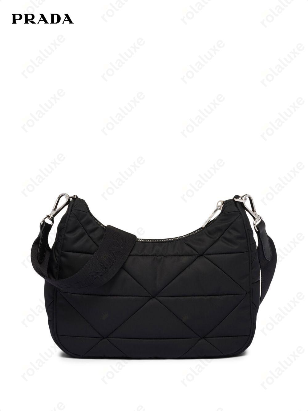 Padded Re-Nylon shoulder bag