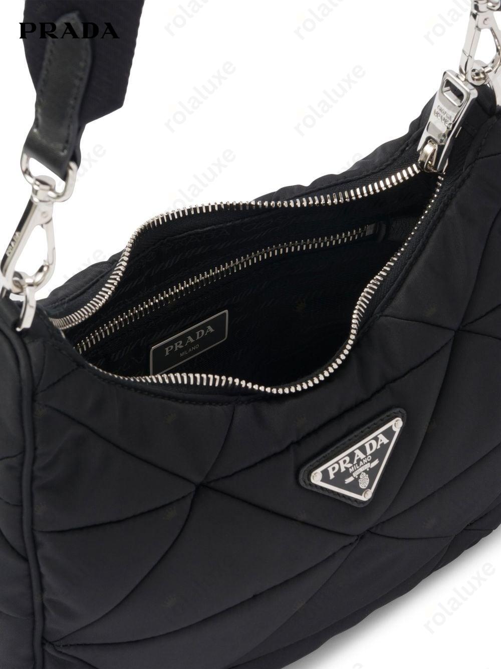 Padded Re-Nylon shoulder bag