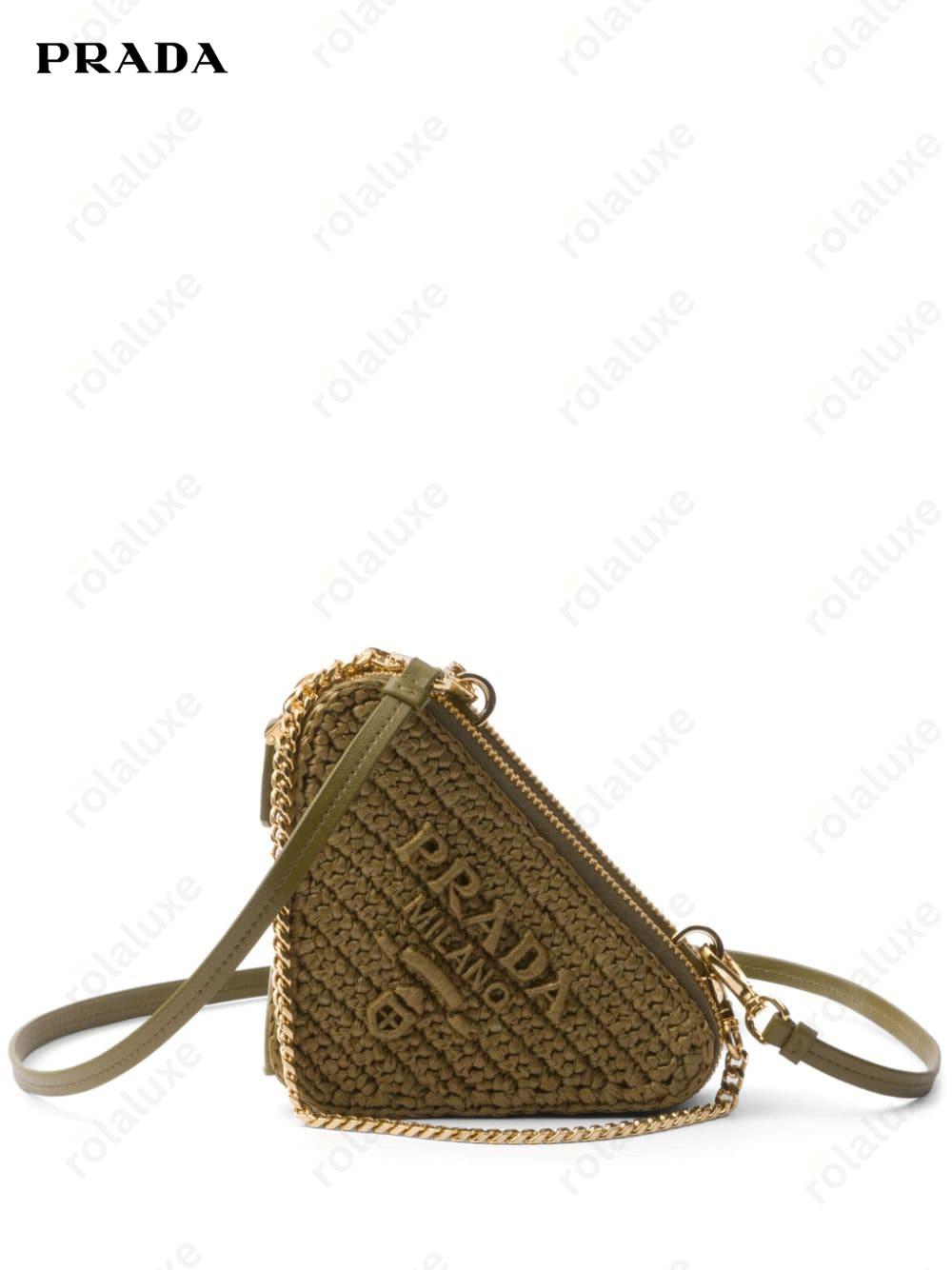 Woven fabric mini-pouch