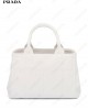 logo-print canvas tote bag